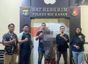 Setubuhi Anak Dibawah Umur, Ayah Tiri Asal Tanjung Raja Sakti ini Dibekuk Polisi