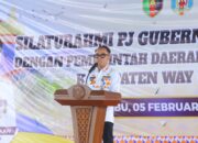Bupati Way Kanan Hadiri Silaturahmi Pj. Gubernur Lampung dengan Pemerintah Daerah dan Masyarakat