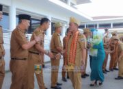 Bupati dan Wakil Bupati Pesisir Barat Disambut Hangat di Sekretariat Pemkab