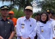 Bupati Way Kanan Tinjau Lokasi Banjir di Sri Menanti