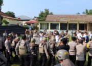 Jelang May Day, Polres Way Kanan Gelar Latihan Pengamanan Pengendalian Massa
