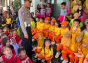 Polisi Sahabat Anak, Ratusan Anak TK di Blambangan Umpu Kunjungi Polres Way Kanan