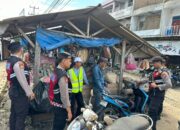 Polres Way Kanan Gelar Patroli Dialogis Hunting System di Tiuh Balak Pasar
