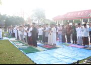 Idul Adha 1446 H, Polres Way Kanan Gelar Salat Bersama dan Penyembelihan Hewan Kurban