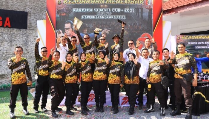 Polres OKU Selatan Raih Juara 1 Putri di Kejuaraan Menembak Kapolda Sumsel Cup 2025