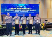 Rakernis Fungsi Lalu Lintas tahun 2025, Satlantas Polres Way Kanan Raih Penghargaan dari Ditlantas Polda Lampung
