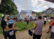 Polisi Datangi TKP Kebakaran Rumah Milik Warga LK 5 Pasar Banjit