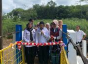 Bupati Way Kanan Resmikan Jembatan Gantung Baja dan Rehabilitasi SDN 03 Gunung Katun