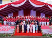 Gubernur Rahmat Mirzani Djausal Pimpin Upacara HUT ke-80 RI di Lapangan Korpri Lampung