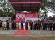 Kapolres Hadiri Upacara Peringatan Kemerdekaan RI Ke-80 di Lapangan Pemkab Way Kanan