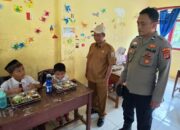 Kanitbinmas Polsek Banjit Monitoring Makan Bergizi Gratis di SDN 01 Banjit