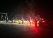 Cegah Laka Lantas dan Kejahatan Jalanan, Satlantas Polres Way Kanan Patroli Malam di Jembatan Way Giham
