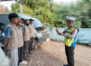 Polantas Menyapa, Satlantas Polres Way Kanan Edukasi Driver SPPG Soal Safety Riding di Negeri Baru