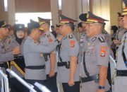 Kapolda Lampung Gelar Upacara Serah Terima Jabatan Sembilan Pejabat Utama Dan Empat Kapolres Berganti