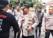 Kunker di Tiga Polsek, Kapolres Way Kanan Ajak Anggota Tingkatkan Kinerja dan Prestasi