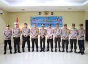 Wakapolres Way Kanan Pimpin Upacara Kenaikan Pangkat Pengabdian AKP Herwin Afrianto