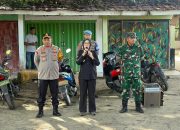 Dukung Progam Presiden Prabowo, Polri – TNI dan Pemkab Way Kanan Gelar Kurve Bersihkan Lingkungan di Pasar Km. 02