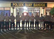 Kunker di Polsek Buay Bahuga, Kapolres Tekankan Anggota Jauhi Narkoba Kejar Prestasi