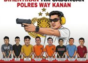 Pelarian 8 Buron Berhasil Dihentikan Tim Gabungan Polres Way Kanan