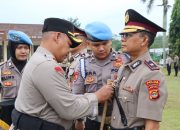 Jelang Ramadhan 1447 Hijriah, Polres Way Kanan Gelar Upacara Sertijab Wakapolres dan Kasipropam