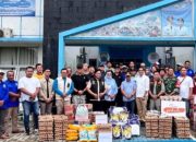 1.175 KK Korban Banjir di Empat Kecamatan Terima Bantuan Beras dan Sembako dari Pemkab Lampung Selatan dan 10 Perusahaan