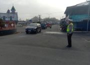 Satlantas Polres Lampung Barat Sebar Personel di Sepanjang Jalur Utama Liwa Saat bulan Ramadhan    
