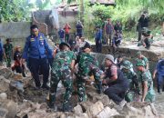 Ratusan Personel Gabungan Grebek Sungai Bandar Lampung, Fokus Perbaikan Tanggul Dan Kebersihan Aliran