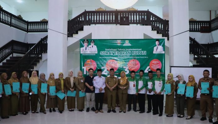 Pemkab Pesisir Barat Sosialisasikan Implementasi SE Bupati dan Bentuk UPZ di OPD