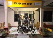 Diduga Curi Motor, Pria Asal Tulang Bawang Diamankan Polsek Way Tuba