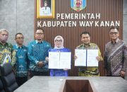 Pemkab Way Kanan Dukung Penuh Pendidikan Taruna, Bupati Ayu Teken Kesepakatan Bersama