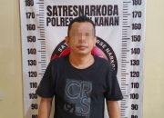 Kedapatan Simpan Sabu di Saku Celana, Seorang Buruh di Way Tuba Diamankan Satresnarkoba Polres Way Kanan