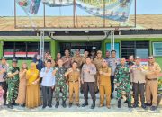 Sinergitas TNI-Polri di Banjit, Kapolsek dan Camat Beri Ucapan HUT TNI ke-81