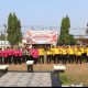 Jaga Kebugaran, Personel Polres Way Kanan bersama Bhayangkari Gelar Olahraga Senam Bersama.