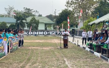 Meriahkan HUT ke-81 TNI, Kodim Way Kanan Gelar Turnamen U-16